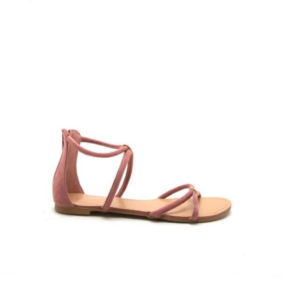 Strappy Gladiator Flat Sandal - Picture 2 of 4